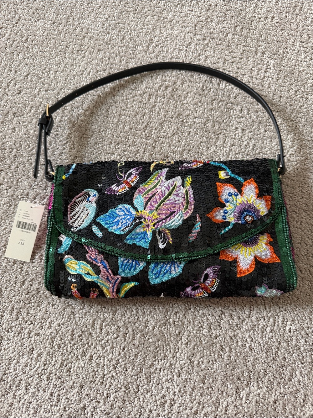 Celandine x Sarah Gordon beaded shoulder bag anthropologie